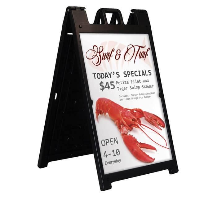 exposign deluxe sign holder
