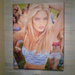 Wall Mounted Frame of Blonde Woman Dancing